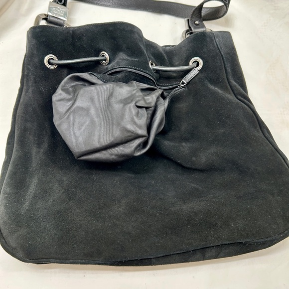 RARE Gucci vintage GG Suede shoulder bag - Picture 14 of 15